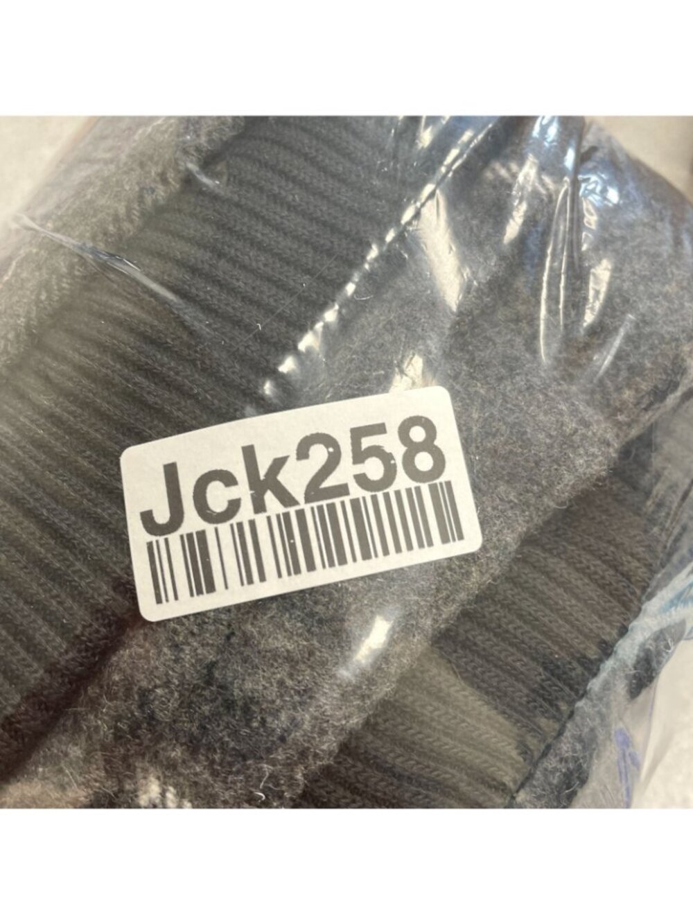 Jachs New York Men's L Plaid Sherpa-Lined Jacket Black Gray Wool Blend Jck258 - Picture 12 of 12